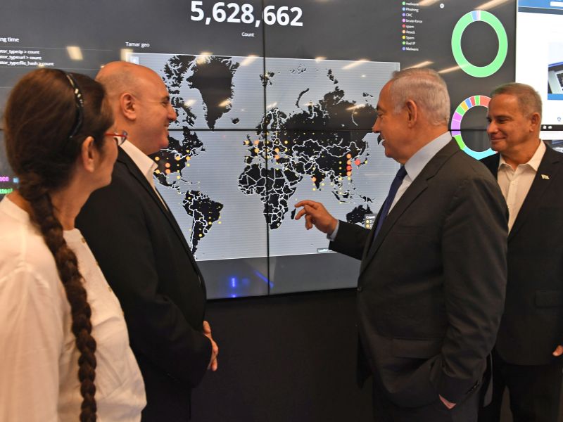 PM Netanyahu visits National Cyber Defense Authority